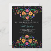 フィエスタとカラフルなスパイクの色鮮やかな花嫁の昼食会 招待状 (正面)