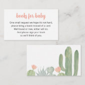 フィエスタのベビーカード用サボテン本 エンクロージャーカード (正面/裏面)