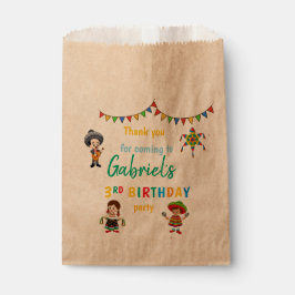 フィエスタの感謝していバースデータパーティーの好意バッグ フェイバーバッグ