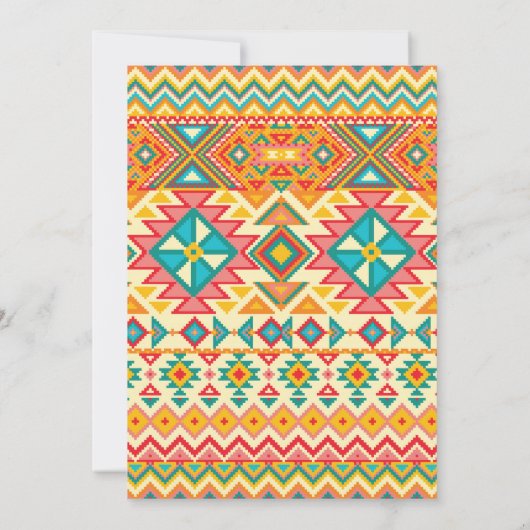 フィエスタはバーカップルのシャワーを出す 招待状 (裏面)