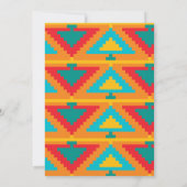 フィエスタは、バーカップルが黒板にシャワーを浴びる 招待状 (裏面)