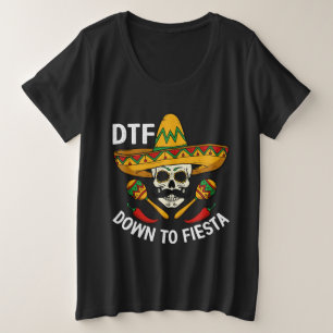 フィエスタへ行こう プラスサイズTシャツ