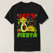フィエスタアボカドとタコシンコデマヨMexican Par Tシャツ (デザイン正面)
