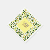 フィエスタアボカドホーリーグアカモレ1st誕生日パーティー スタンダードカクテルナプキン (角)