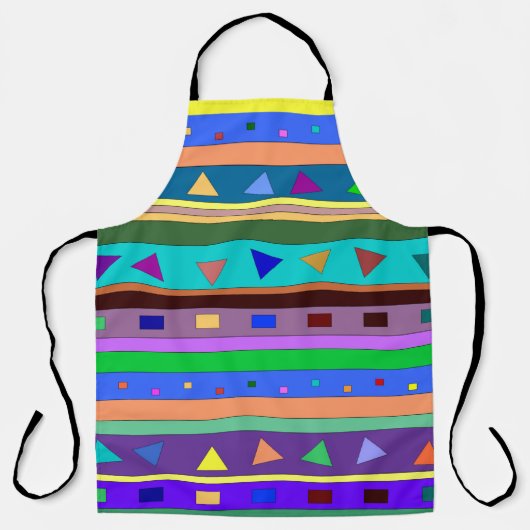 フィエスタアロバープリントエプロン エプロン (正面)