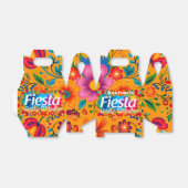 フィエスタイエローカラフルフローラニュートラルベビーシャワー フェイバーボックス (折り畳みなし)