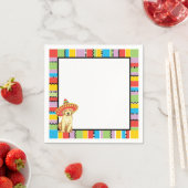 フィエスタイエロー・ラブラドール・レトリーバー スタンダードカクテルナプキン (インサイチュ)