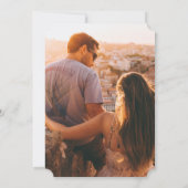 フィエスタウェディングザデイズラマフォーク花を保存 招待状 (裏面)