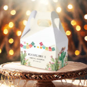 フィエスタウォーターカラーサボスメキシコブライダルシャワー フェイバーボックス