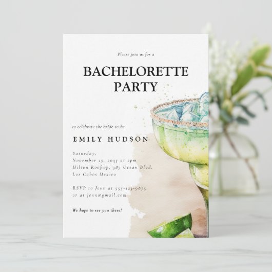 フィエスタウォーターカラーバチェロレッテ 招待状 (スタンド正面)