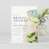 フィエスタウォーターカラーブライダルシャワー招待 招待状 (スタンド正面)