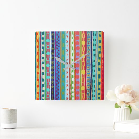 フィエスタウォールクロック スクエア壁時計 (ホーム)