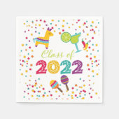 フィエスタエクセションナプキン – ホワイト スタンダードカクテルナプキン (正面)