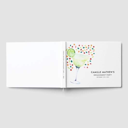 フィエスタエンゲージメントパーティーゲストブック ゲストブック (全面)