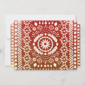 フィエスタエンゲージメントパーティー招待 メキシカンパーティー 招待状 (裏面)