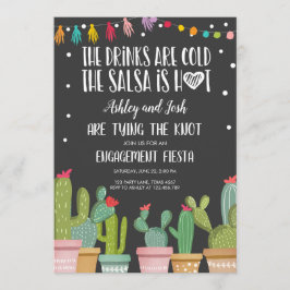 フィエスタエンゲージメント招待 ブライダルシャワー カップル 招待状