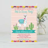 フィエスタオララマ誕生日招待状 招待状 (スタンド正面)