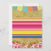 フィエスタカップルシャワー招待状フローラ 招待状 (裏面)