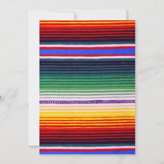 フィエスタカップルズウェディングシャワー招待状 招待状 (裏面)