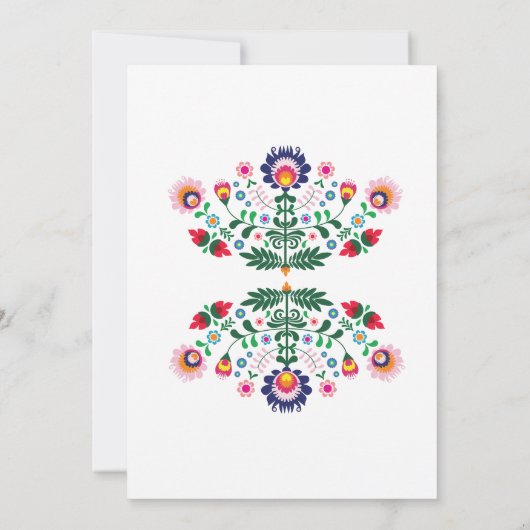 フィエスタカップルズシャワー婚約メキシコ招待状 招待状 (裏面)