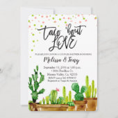 フィエスタカップルズシャワー招待状タコブロブラブ 招待状 (正面)