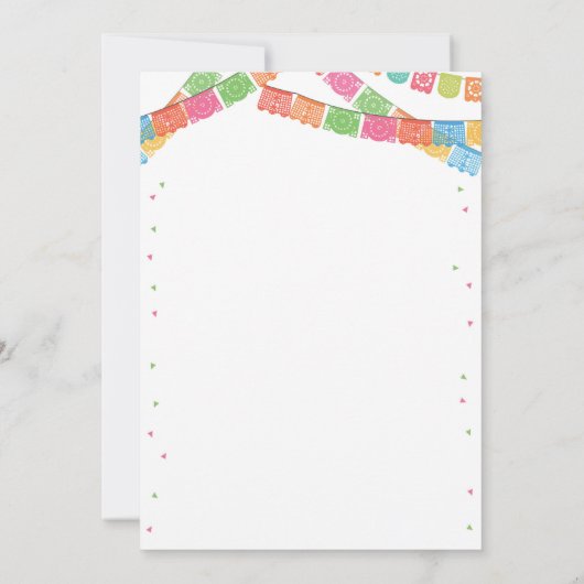 フィエスタカップルズシャワー招待状メキシコテーマ 招待状 (裏面)