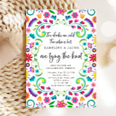 フィエスタカップルズフローラフィエスタメキシコブライダルシャワー 招待状