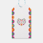 フィエスタカップルブライダルシャワーメキシコ花好き ギフトタグ (裏面)