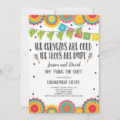 フィエスタカップル婚約パーティブライダルフィエスタインヴィ 招待状 (正面)