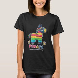 フィエスタカラフルキュイインスパイアピナタデザイン Tシャツ