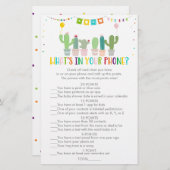 フィエスタカラフルサボスあなたの電話ゲームの中に何がある (正面/裏面)