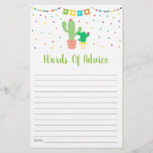 フィエスタカラフルサボスベビーシャワーアドバイス (正面)