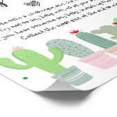 フィエスタカラフルサボテン言わないベビーゲーム ポスター (角)