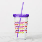フィエスタカラフルシエスタテキラリピートバチェロレッテ アクリルタンブラー (裏面)