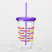 フィエスタカラフルシエスタテキラリピートバチェロレッテ アクリルタンブラー (右)