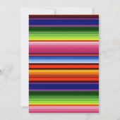 フィエスタカラフルタコについて愛カップルのシャワー 招待状 (裏面)