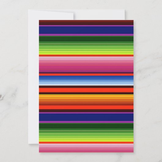 フィエスタカラフルタコについて愛カップルのシャワー 招待状 (裏面)