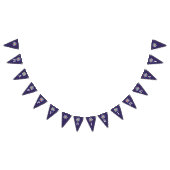 フィエスタカラフルピナータハッピーバースデーブルー バンティングフラッグ (全)