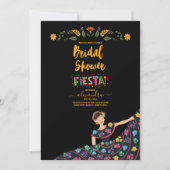 フィエスタカラフルフラワーズブライダルシャワー 招待状 (正面)
