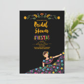 フィエスタカラフルフラワーズブライダルシャワー 招待状 (スタンド正面)