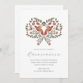 フィエスタカラフルフローラキンセアニラ 招待状 (正面/裏面)