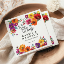 フィエスタカラフルフローラブラックリハーサルディナー