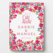 フィエスタカラフルフローラブラックリハーサルディナー フォトプラーク (正面)