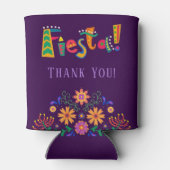 フィエスタカラフルフローラベビーシャワーありがとう 缶クーラー (裏面)