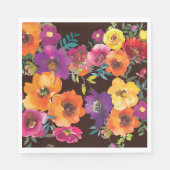 フィエスタカラフルフローラメキシコのリハーサルディナー スタンダードランチョンナプキン (正面)