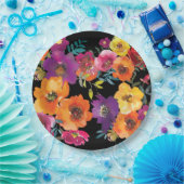 フィエスタカラフルフローラメキシコのリハーサルディナー ペーパープレート (パーティー)