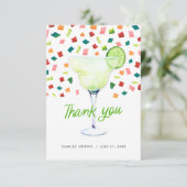 フィエスタカラフルブライダルシャワーサンキューカード サンキューカード (スタンド正面)