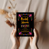 フィエスタカラフルブライダルシャワーメキシコの花 招待状