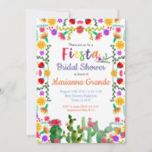フィエスタカラフルブライダルシャワー招待 招待状 (正面)