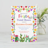 フィエスタカラフルブライダルシャワー招待 招待状 (スタンド正面)